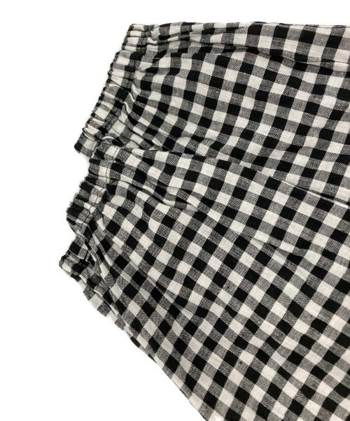 nest Robe（ネストローブ）nest Robe (ネストローブ) ギンガムチェック超撥水アノラック ホワイト×ブラック サイズ:Free 未使用品の古着・服飾アイテム