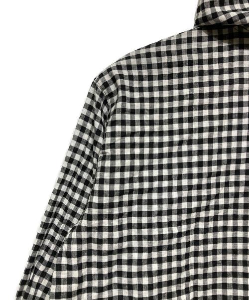 nest Robe（ネストローブ）nest Robe (ネストローブ) ギンガムチェック超撥水アノラック ホワイト×ブラック サイズ:Free 未使用品の古着・服飾アイテム