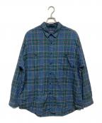 Patagoniaパタゴニア）の古着「チェックシャツ」｜ブルー