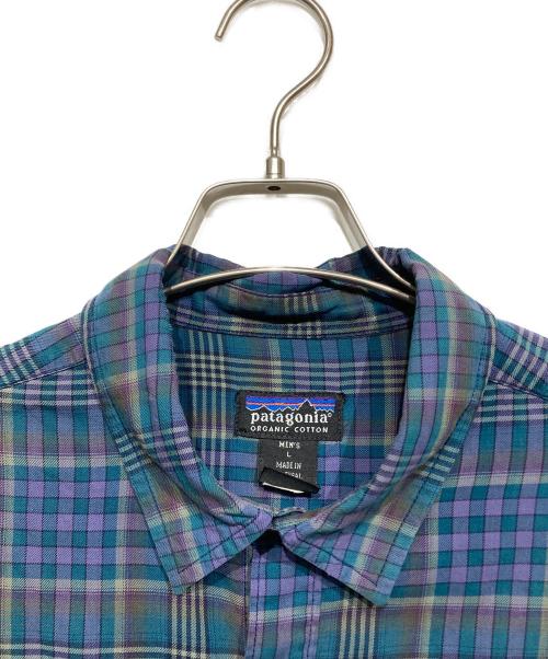 Patagonia（パタゴニア）Patagonia (パタゴニア) チェックシャツ ブルー サイズ:Lの古着・服飾アイテム