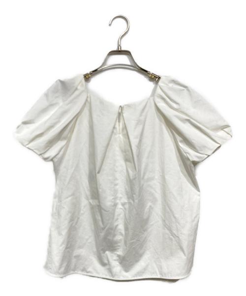 COLUMN（コラム）COLUMN (コラム) パフギャザーブラウス ホワイト サイズ:Sの古着・服飾アイテム