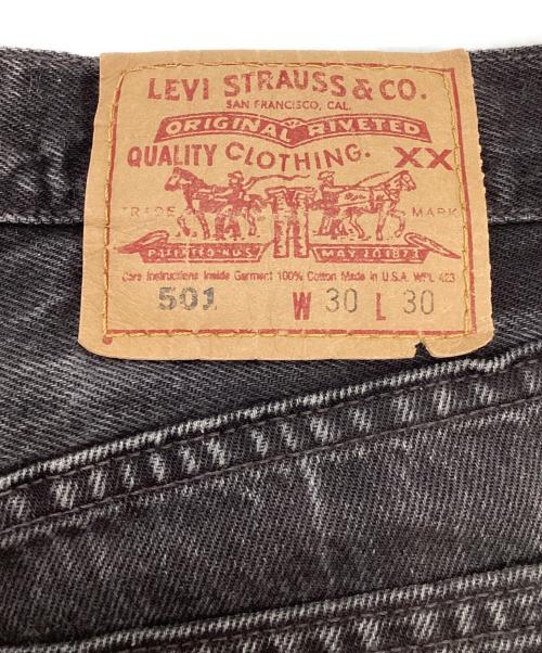 LEVI'S（リーバイス）LEVI'S (リーバイス) 後染めブラックデニムパンツ ブラック サイズ:30の古着・服飾アイテム