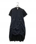 noir kei ninomiyaノワール ケイ ニノミヤ）の古着「DRESS WITH ADJUSTABLE LENGTH ワンピース」｜ブラック
