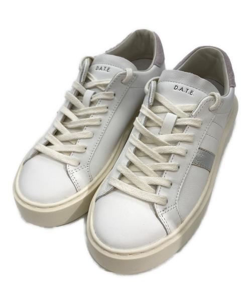 D.A.T.E.（デイト）D.A.T.E. (デイト) Hill Low platform スニーカー ホワイト サイズ:23.5の古着・服飾アイテム