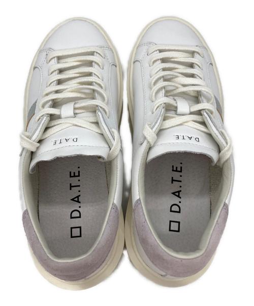 D.A.T.E.（デイト）D.A.T.E. (デイト) Hill Low platform スニーカー ホワイト サイズ:23.5の古着・服飾アイテム