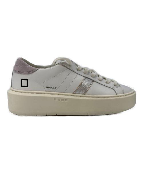 D.A.T.E.（デイト）D.A.T.E. (デイト) Hill Low platform スニーカー ホワイト サイズ:23.5の古着・服飾アイテム
