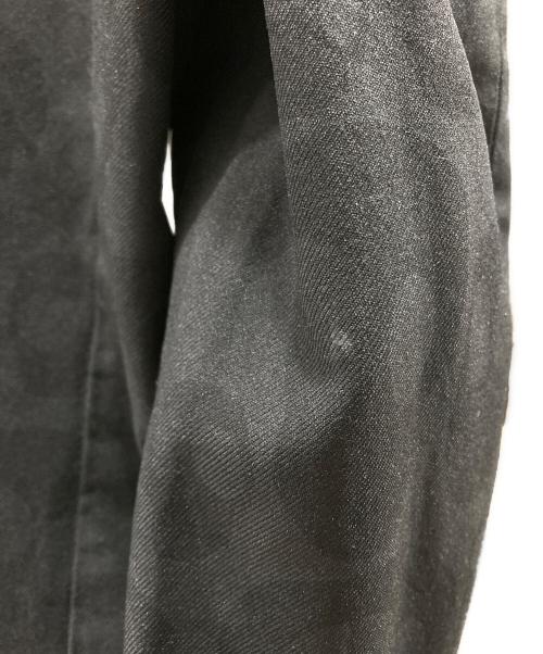 COMME des GARCONS HOMME PLUS（コムデギャルソンオムプリュス）COMME des GARCONS HOMME PLUS (コムデギャルソンオムプリュス) スカル柄テーラードジャケット ブラック サイズ:Sの古着・服飾アイテム