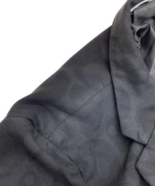 COMME des GARCONS HOMME PLUS（コムデギャルソンオムプリュス）COMME des GARCONS HOMME PLUS (コムデギャルソンオムプリュス) スカル柄テーラードジャケット ブラック サイズ:Sの古着・服飾アイテム