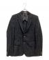 COMME des GARCONS HOMME PLUS（コムデギャルソンオムプリュス）の古着「スカル柄テーラードジャケット」｜ブラック