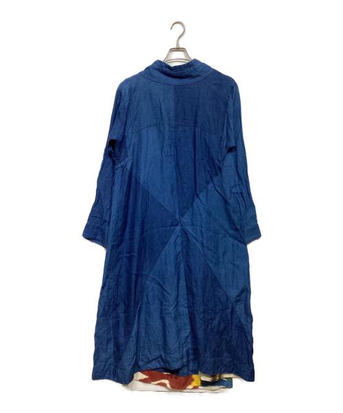 Leh（レー）Leh (レー) リネンコート インディゴ サイズ:Mensの古着・服飾アイテム