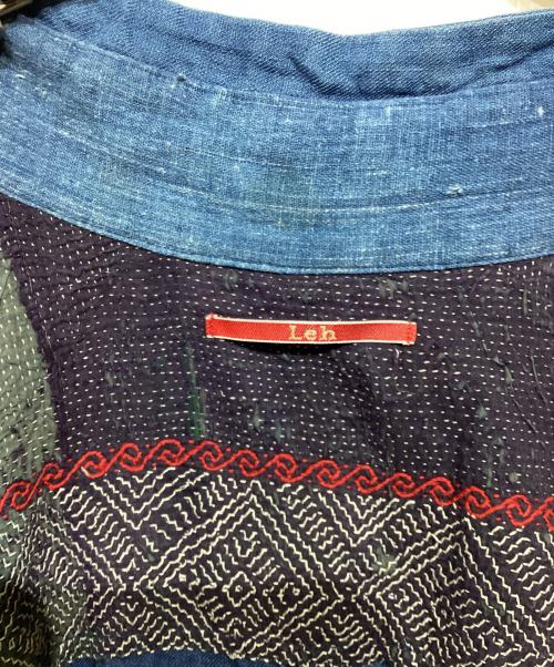 Leh（レー）Leh (レー) リネンコート インディゴ サイズ:Mensの古着・服飾アイテム