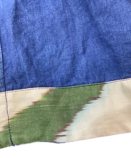 Leh（レー）Leh (レー) リネンコート インディゴ サイズ:Mensの古着・服飾アイテム