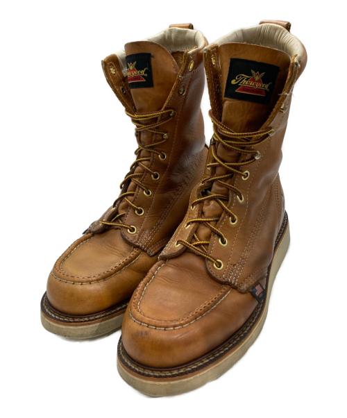 THOROGOOD（ソログッド）THOROGOOD (ソログッド) レースアップブーツ ブラウン サイズ:8.5の古着・服飾アイテム