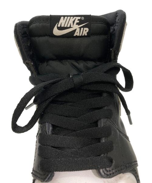 NIKE（ナイキ）NIKE (ナイキ) AIR JORDAN 1 RETRO HIGH OG GS（エアー ジョーダン 1 レトロ ハイ OG GS） ホワイト×ブラック サイズ:24.5の古着・服飾アイテム