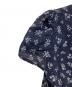 中古・古着 POLO RALPH LAUREN (ポロ・ラルフローレン) 花柄 カシュクールワンピース ネイビー×ホワイト サイズ:4：12000円
