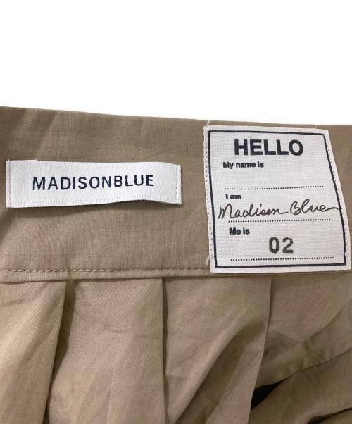 MADISON BLUE（マディソンブルー）MADISON BLUE (マディソンブルー) タックボリュームスカート ベージュ サイズ:Мの古着・服飾アイテム