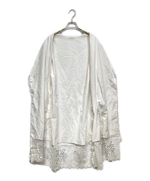 house of lotus（ハウスオブロータス）house of lotus (ハウスオブロータス) アップリケロングジレ ホワイト サイズ:Mの古着・服飾アイテム