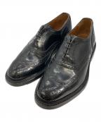 PAUL SMITHポールスミス）の古着「ウィングチップシューズ」｜ブラック