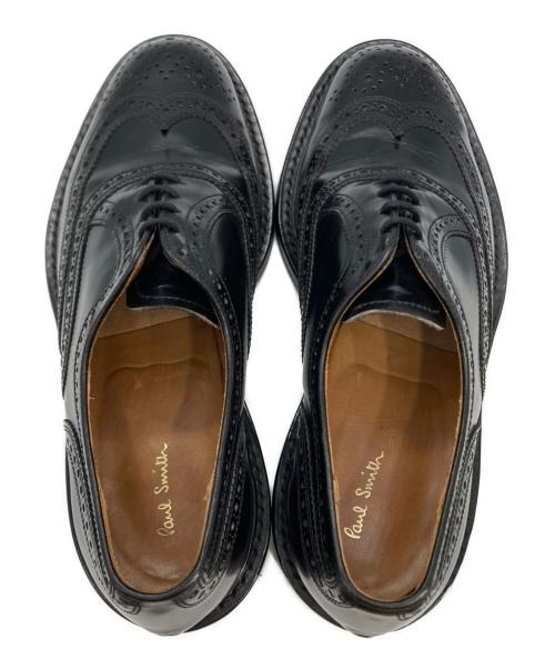 PAUL SMITH（ポールスミス）PAUL SMITH (ポールスミス) ウィングチップシューズ ブラック サイズ:6　1/2の古着・服飾アイテム
