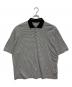 SOPH.（ソフ）の古着「ALBINI ORGANIC BORDER POLO」｜ホワイト×ブラック