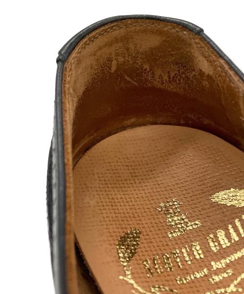 SCOTCH GRAIN（スコッチグレイン）SCOTCH GRAIN (スコッチグレイン) メダリオン ウィングチップシューズ ブラック サイズ:24.5の古着・服飾アイテム