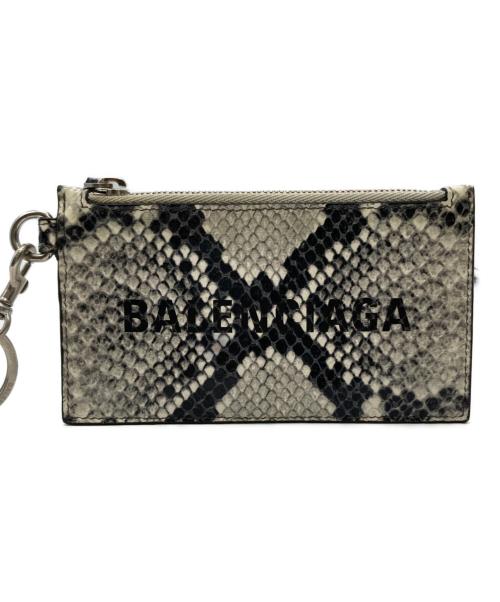 BALENCIAGA（バレンシアガ）BALENCIAGA (バレンシアガ) ネックウォレット フラグメントケース グレー×ブラックの古着・服飾アイテム