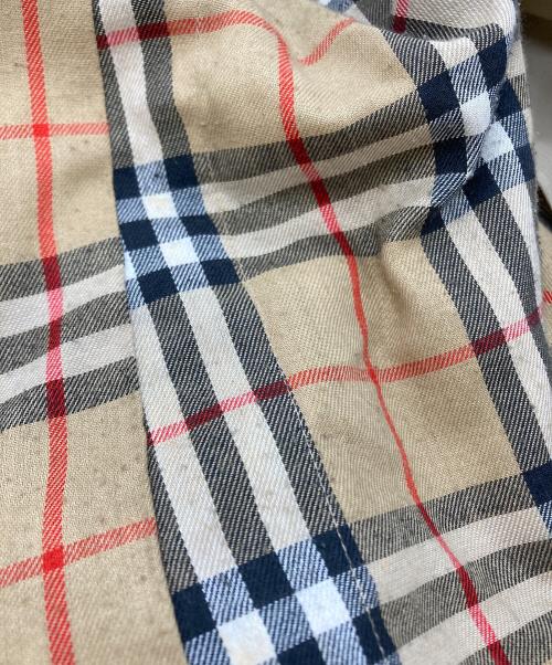 Burberry's（バーバリーズ）Burberry's (バーバリーズ) 裏ノヴァチェック シングルトレンチコート ベージュ サイズ:記載なしの古着・服飾アイテム