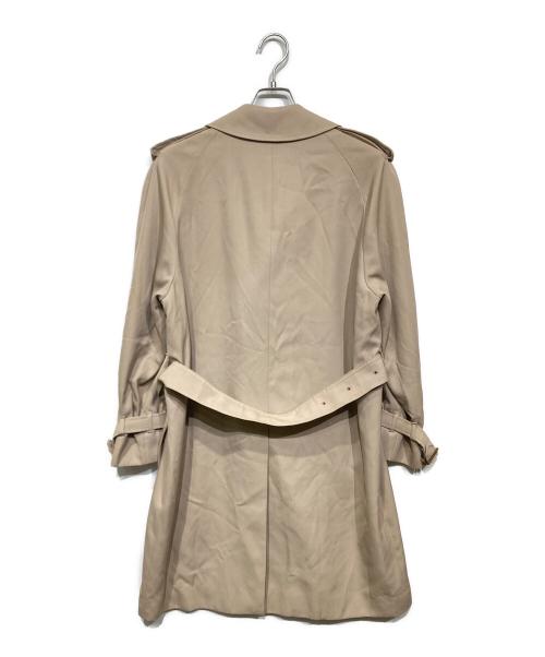 Aquascutum（アクアスキュータム）Aquascutum (アクアスキュータム) 裏ストライプトレンチコート ベージュ サイズ:記載なしの古着・服飾アイテム