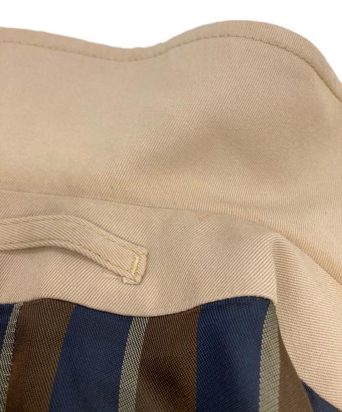 Aquascutum（アクアスキュータム）Aquascutum (アクアスキュータム) 裏ストライプトレンチコート ベージュ サイズ:記載なしの古着・服飾アイテム