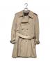 Aquascutum（アクアスキュータム）の古着「裏ストライプトレンチコート」｜ベージュ