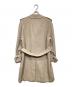 Aquascutum (アクアスキュータム) 裏ストライプトレンチコート ベージュ サイズ:記載なし：12000円