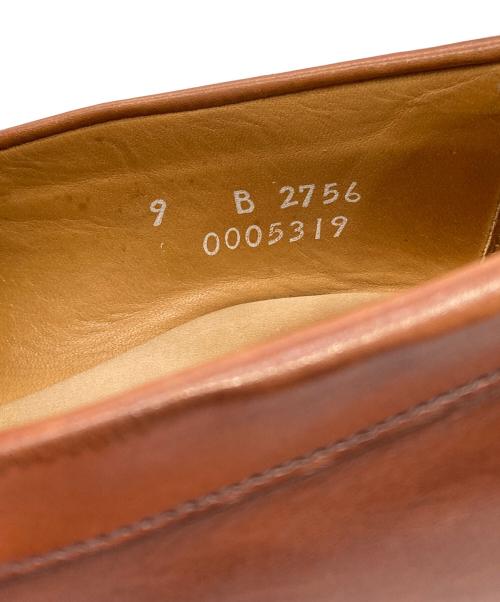 Allen Edmonds（アレン エドモンズ）Allen Edmonds (アレン エドモンズ) LEYLAND 編み込みコインローファー ブラウン サイズ:9の古着・服飾アイテム