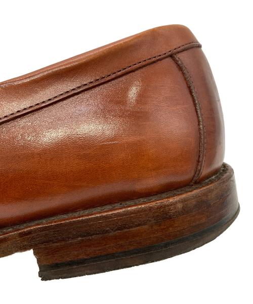 Allen Edmonds（アレン エドモンズ）Allen Edmonds (アレン エドモンズ) LEYLAND 編み込みコインローファー ブラウン サイズ:9の古着・服飾アイテム