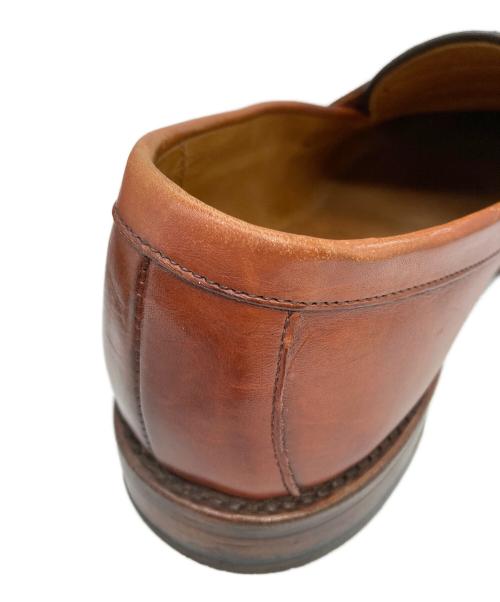 Allen Edmonds（アレン エドモンズ）Allen Edmonds (アレン エドモンズ) LEYLAND 編み込みコインローファー ブラウン サイズ:9の古着・服飾アイテム