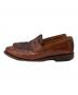 Allen Edmonds (アレン エドモンズ) LEYLAND 編み込みコインローファー ブラウン サイズ:9：15000円