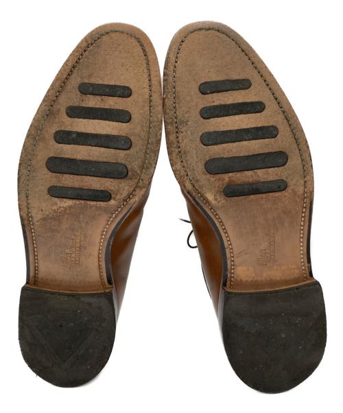 Allen Edmonds（アレン エドモンズ）Allen Edmonds (アレン エドモンズ) RAMSEY レザーxファブリック シューズ ブラウン×ベージュ サイズ:8の古着・服飾アイテム