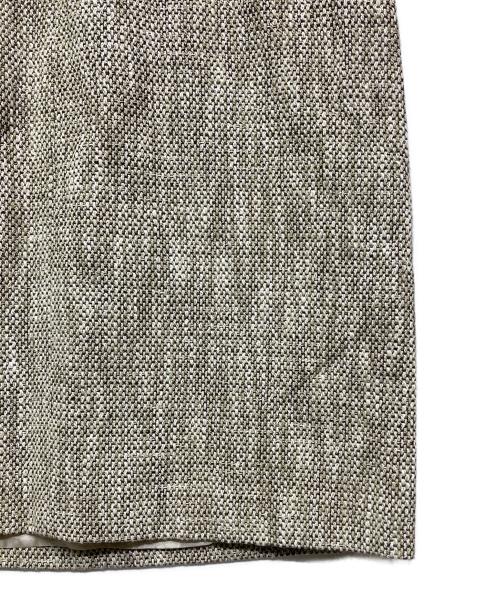 'S Max Mara（エスマックスマーラ）'S Max Mara (エスマックスマーラ) ツイードノースリーブワンピース ベージュ×ブラウン サイズ:42の古着・服飾アイテム
