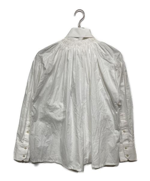 PLAN C（プランシー）PLAN C (プランシー) ボウタイシャツ ホワイト サイズ:36の古着・服飾アイテム
