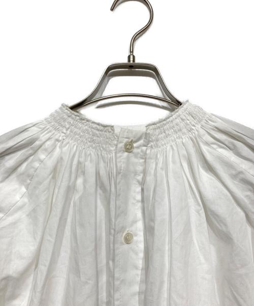 PLAN C（プランシー）PLAN C (プランシー) ボウタイシャツ ホワイト サイズ:36の古着・服飾アイテム