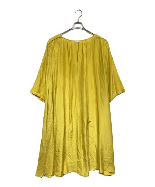house of lotus（ハウスオブロータス）house of lotus (ハウスオブロータス) シルクワンピース イエロー サイズ:Mの古着・服飾アイテム
