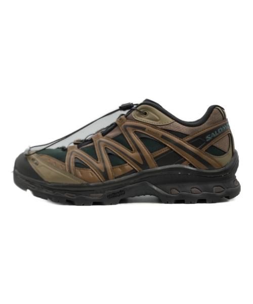 SALOMON（サロモン）SALOMON (サロモン) BEAMS (ビームス) 別注 XT-QUEST ローカットスニーカー ブラウン×カーキ サイズ:27.5の古着・服飾アイテム