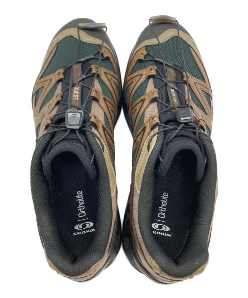 SALOMON（サロモン）SALOMON (サロモン) BEAMS (ビームス) 別注 XT-QUEST ローカットスニーカー ブラウン×カーキ サイズ:27.5の古着・服飾アイテム