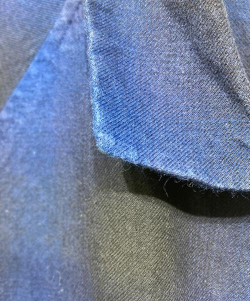 CHALLENGER（チャレンジャー）CHALLENGER (チャレンジャー) L/S CHECK WORK SHIRT（Ⅼ/S チェック ワーク シャツ） ネイビー×ブラック サイズ:Mの古着・服飾アイテム