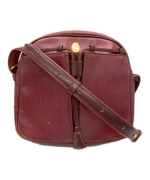 Cartier（カルティエ）Cartier (カルティエ) ショルダーバッグ レッドの古着・服飾アイテム