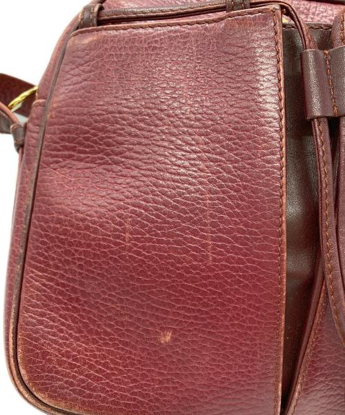 Cartier（カルティエ）Cartier (カルティエ) ショルダーバッグ レッドの古着・服飾アイテム
