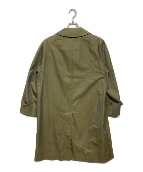 Burberry's（バーバリーズ）Burberry's (バーバリーズ) 裏ノヴァチェック玉蟲 バルマカーンコート カーキ サイズ:Sの古着・服飾アイテム