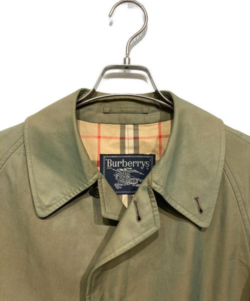 Burberry's（バーバリーズ）Burberry's (バーバリーズ) 裏ノヴァチェック玉蟲 バルマカーンコート カーキ サイズ:Sの古着・服飾アイテム