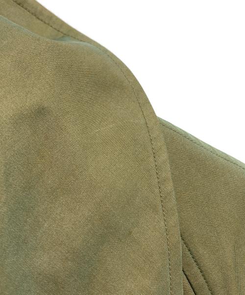 Burberry's（バーバリーズ）Burberry's (バーバリーズ) 裏ノヴァチェック玉蟲 バルマカーンコート カーキ サイズ:Sの古着・服飾アイテム