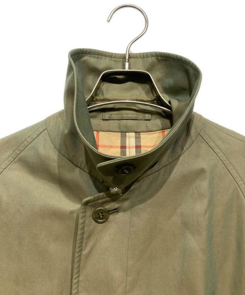 Burberry's（バーバリーズ）Burberry's (バーバリーズ) 裏ノヴァチェック玉蟲 バルマカーンコート カーキ サイズ:Sの古着・服飾アイテム