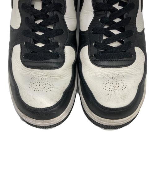 NIKE（ナイキ）NIKE (ナイキ) stussy (ステューシー) Air Force 1 Mid(エアー フォース 1 ミッド) ブラック×ホワイト サイズ:27.5の古着・服飾アイテム
